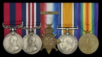 A Great War 1917 ‘Third Battle of Ypres’, D.C.M., 1916 ‘Western Front’ M.M. group of five awarded to Company...