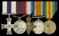 A Great War ‘Western Front’ M.C., D.C.M. group of five awarded to Captain L. M. Milton, Liverpool...