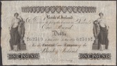 Bank of Ireland, £1, Dublin, 3 March 1840, serial number B/A 62319, manuscript signature, lovely clean paper, a few...