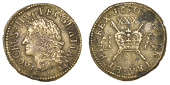 James II (1685-1691), Gunmoney coinage, Halfcrown, 1690 July, Limerick, 8.79g/12h (Withers 1/2; S 6580E). Brassy...