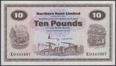 Northern Bank Limited, £10, 1 January 1976, serial number E0441007, Newland signature, uncirculated
PMI NR 97,...