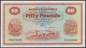 Northern Bank Limited, £50, 1 March 1981, serial number G0210056, Ervin signature, uncirculated and very scarce in...