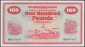 Northern Bank Limited, £100, 1 January 1980, serial number H0337917, Ervin signature, uncirculated, scarce in top...