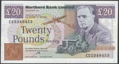 Northern Bank Limited, £20, 30 August 1996, serial number C22348453, Wright Signature, uncirculated
PMI NR 116,...