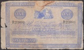 Provincial Bank of Ireland Ltd, £1, 1 June 1915, serial number R23893, pressed and washed, very good
PMI PR 65,...