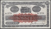 Provincial Bank of Ireland Ltd, £20, 20 April 1943, serial number N2779, Kennedy signature, an attractive very...