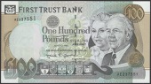 First Trust Bank, £100, 1 March 1996, serial number AE237551, Harvey signature, uncirculated
PMI FT 7, Pick 135b	...