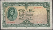 Currency Commission, Irish Free State, £1, 23 October 1928, serial number H/53 025897, Brennan and McElligott...