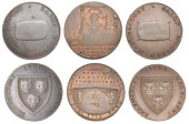 SHROPSHIRE, Coalbrook Dale, Reynolds & Co, Halfpenny, 1792, 13.72g/12h (DH 17); Shrewsbury, Salop Woollen...
