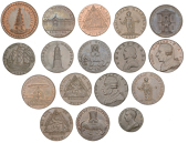 WARWICKSHIRE, Birmingham, Henry Hickman, Halfpence, 1792 (2), 12.23g/6h (DH 144), 12.17g/6h (DH Middlesex 929),...