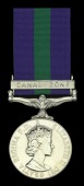 General Service 1918-62, 1 clasp, Canal Zone (14479005 Sgt R V Cole REME) good very fine 	 £80-£100