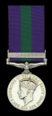 General Service 1918-62, 1 clasp, Malaya, G.VI.R. (22246855 Cfn. B. Hitchen. R.E.M.E.) nearly extremely fine 	...