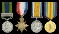 Three: Private W. Hayes, West Yorkshire Regiment, who was captured and taken Prisoner of War at Ypres

India...