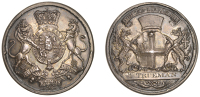LONDON, Capel Court, London Stock Exchange, Broker’s badge, type 3, silver, by J. Milton, c. 1801-30, crowned...