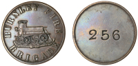 LANCASHIRE, Burnley, Burnley Fire Brigade, copper, fire engine, rev. stamped 256, 46mm, 24.07g (W 2777; D & W...