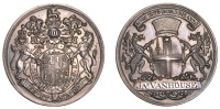 LONDON, Capel Court, London Stock Exchange, Broker’s badge, type 2, struck silver, unsigned, c. 1760-1800, crowned...