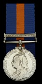 Cape of Good Hope General Service 1880-97, 1 clasp, Bechuanaland (Capt. P. B. Crance. Diamond F. Hse.) naming...