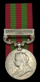 India General Service 1895-1902, 1 clasp, Relief of Chitral 1895 (Lieutt. J. P. Grant 2d Bn. Seaforth Highlrs.)...