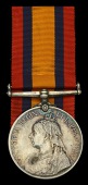 Queen’s Mediterranean 1899-1902 (Major. R. Dixon, 4/Bord: Rgt:) engraved naming, good very fine and rare	 £300-£400