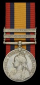 Queen’s South Africa 1899-1902, 2 clasps, Cape Colony, Wittebergen (Lieut. H. Clover. S. Staff. Rgt.) officially...