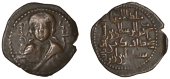 Artuqid of Hisn Kayfa and Amid, Fakhr al-din Qara Arslan, Æ Dirham, no mint, 562h, 9.80g/6h (SS 7; A 1820.7; ICV...