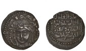 Zengid of Mosul, Qutb al-din Mawdud, Æ Dirham, no mint, 556h, 11.28g/10h (SS 59.2; A 1858; ICV 1240). Flan flaw...