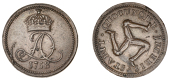 Isle of Man Coins, James Murray, Halfpenny, 1758 (Prid. 30; S 7411). Usual die flaw on obverse, very fine	 £80-£100