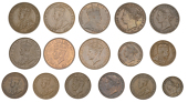Jersey Coins, Victoria, Thirteenth of a Shilling, 1870 (Prid. 10; S 7004); Twenty-Sixth of a Shilling, 1871 (Prid....