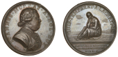 Isle of Man Medals, Death of John Murray, Duke of Atholl, 1774, a copper medal by J. Kirk, similar, 37mm (BHM 192; E...