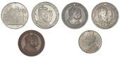 Isle of Man Medals, Edward VII, Coronation, 1902, Douglas, medals by Brookes & Adams (2), in copper and white metal,...