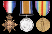 Three: Chief Petty Officer E. Lightfoot, H.M.S. Champion, Royal Navy

1914-15 Star (236188, E. Lightfoot, L.S.,...