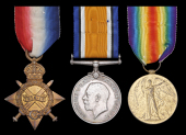 Three: Stoker Petty Officer S. C. Lincoln, H.M.S. Inconstant, Royal Navy

1914-15 Star (289397, S. C. Lincoln,...