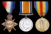 Three: Able Seaman E. R. Watson, H.M.S. Inconstant, Royal Navy

1914-15 Star (J.27925. E. R. Watson. Ord., R.N.);...