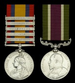 Pair: Driver G. Wilkinson, Royal Field Artillery

Queen’s South Africa 1899-1902, 5 clasps, Cape Colony, Orange...