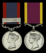 Pair: Brevet Major W. F. Stehelin, 67th Foot, late 13th Foot and 29th Foot

Sutlej 1845-46, for Ferozeshuhur 1845,...