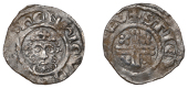 Richard I (1189-1199), Penny, class IIa, London, Stivene, stievene · on · lv, 1.37g/9h (SCBI Mass 711, this coin;...