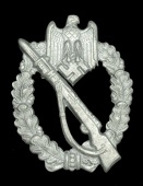 Germany, Third Reich, Infantry Assault Badge, a one-piece stamped badge manufactured by Sohni Heubach und Co of Idar...