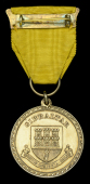 Badge of the Certificate of Honour, for Gibraltar, E.II.R., small circular silver-gilt breast badge, 36mm, mounted...