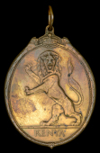 Badge of the Certificate of Honour, for Kenya, G.VI.R., 1st type, ‘George VI King and Emperor’, large oval...
