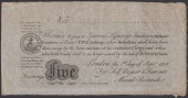 S.W.Fores No. 24, for Self, Be-just & Fear-not, 5 Farthings, 1 September 1818, promising to pay ‘Ignorance,...