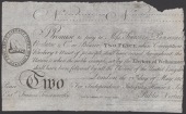 A Skit Note sold by Luffman, at 377 Strand, London, for Independence, Integrity, Honor & Self, 2 Pence, 23 May 1807,...