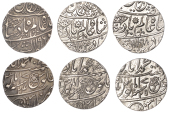 East India Company, Bengal Presidency, Benares Mint: First phase, silver Rupees (3), in the name of ‘Shah ‘Alam...