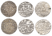East India Company, Bengal Presidency, Benares Mint: First phase, silver Rupees (3), in the name of ‘Shah ‘Alam...