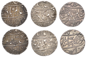 East India Company, Bengal Presidency, Benares Mint: First phase, silver Rupees (3), in the name of ‘Shah ‘Alam...