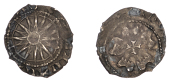 Edward IV (First reign, 1461-1470), Small Cross on Rose/Radiant Sun coinage (c. 1462-3), Penny, large rose, small...