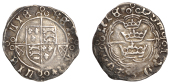 Henry VII (1485-1509), Geraldine issues (summer 1487 [?]), Groat, rex ang lie lie, Fitzgerald arms flanking shield,...
