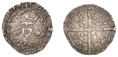 Henry VII (1485-1509), Late Portrait issues (c. 1496-1505), Halfgroat, Dublin, bust wearing arched crown within...