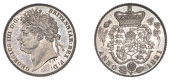 George IV (1820-1830), Proof Sixpence, 1821, edge grained, 2.82g/6h (ESC 2423; S 3813). Cleaned at one time and now...