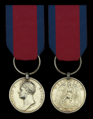 Waterloo 1815 (John Griffin, 2nd Batt. 73rd Reg. Foot.) fitted with original steel clip and ring suspension, light...