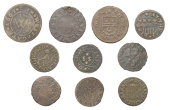 KENT, Canterbury, Tho. Mayne, Farthing, 1654, 1.13g/6h (N 2415 rev., different obv.; BW. 68); Thomas Ockman,...